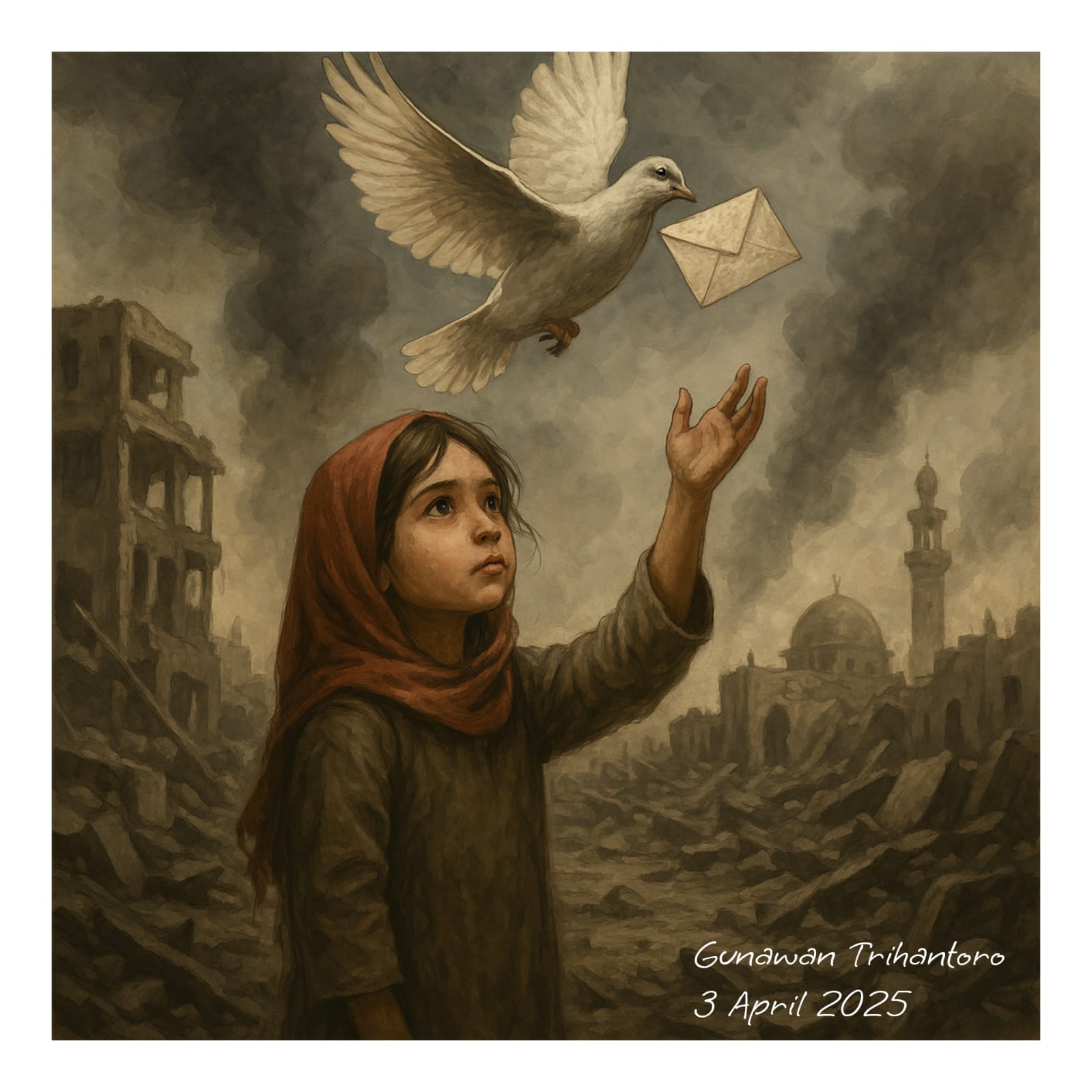 Surat-Surat yang Tersangkut di Langit Gaza