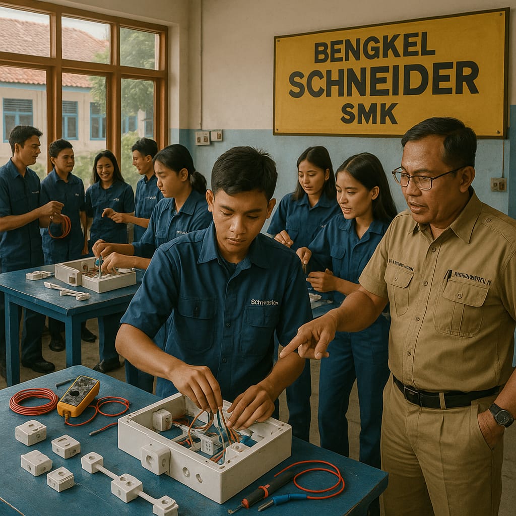 Kilau Masa Depan di Bengkel Schneider