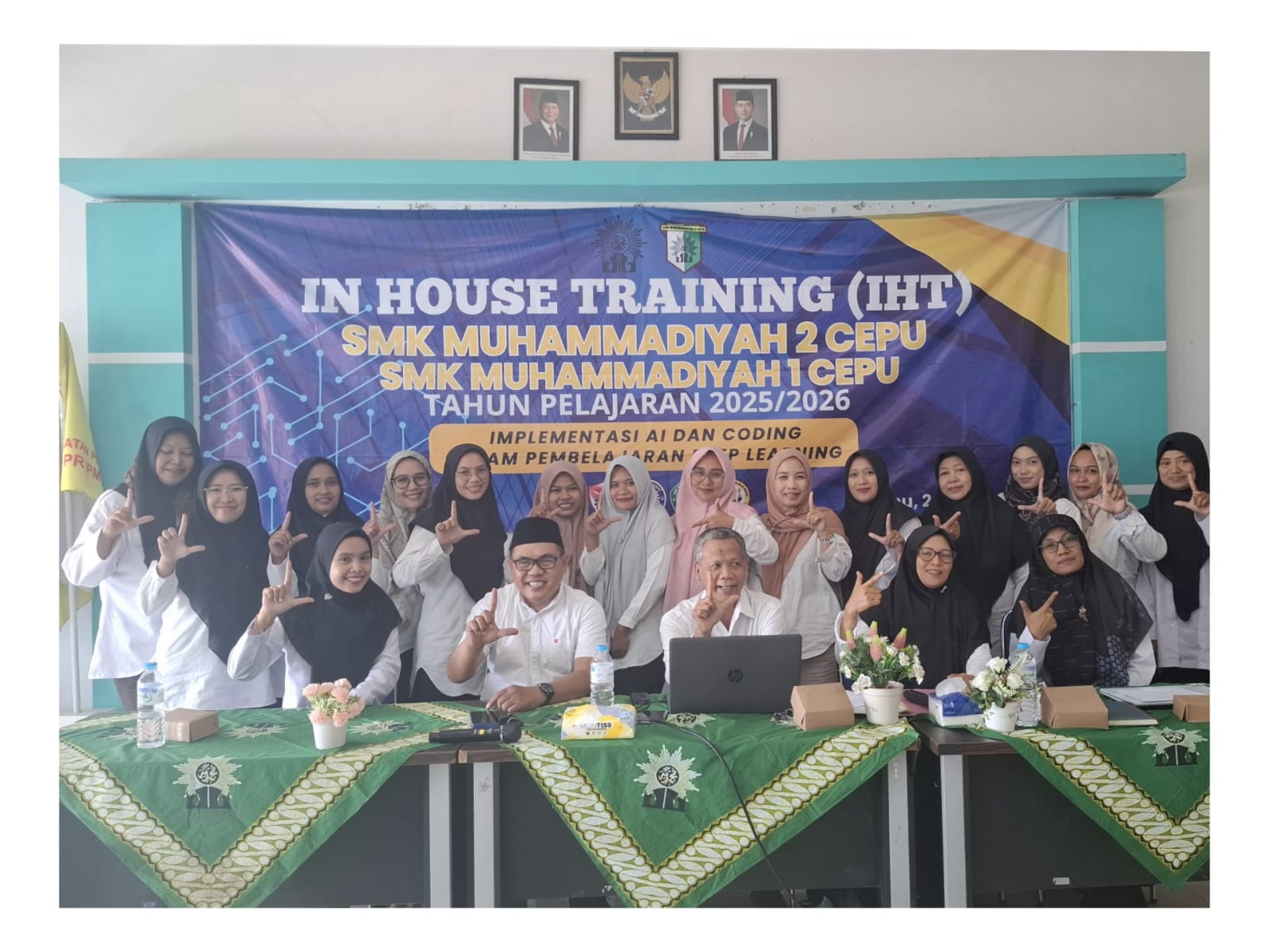 SMK Musa Cepu Gelar IHT PR Creative Writing dan Public Speaking Berbasis AI